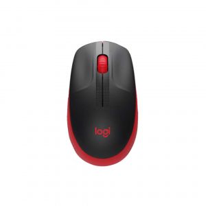 Logitech M190 Full-size Wireless Mouse Red