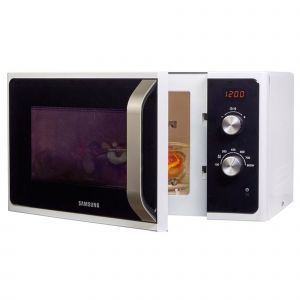 Samsung MS23F300EEW/GY Microwave 23 Liter, Solo, Black / White