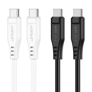 AceFast C3-03 USB-C to USB-C TPE charging data cable White