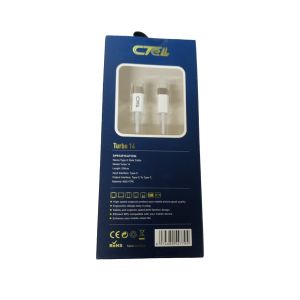 Cell Tel Turbo 14 Type-C to Type-C Cable -2M