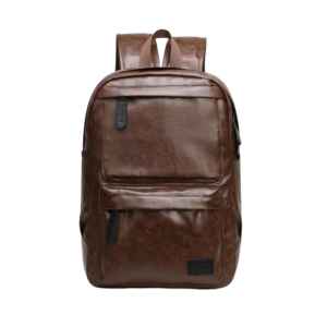 Rahala GLD 112-1811 Leather Backpack 15.6 Inch -Brown