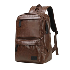 Rahala GLD 112-1811 Leather Backpack 15.6 Inch -Brown