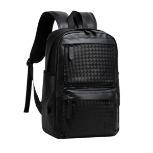 Rahala GLD 116 Leather Backpack 15.6 Inch-Black