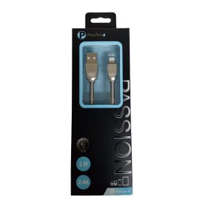 PASSION4 PASS1055 LIGHTNING CABLE 1M METAL NECK