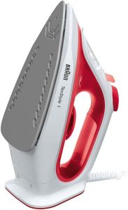 Braun TexStyle 1 Steam Iron, 1900 Watt, Red White - SI1019RD 